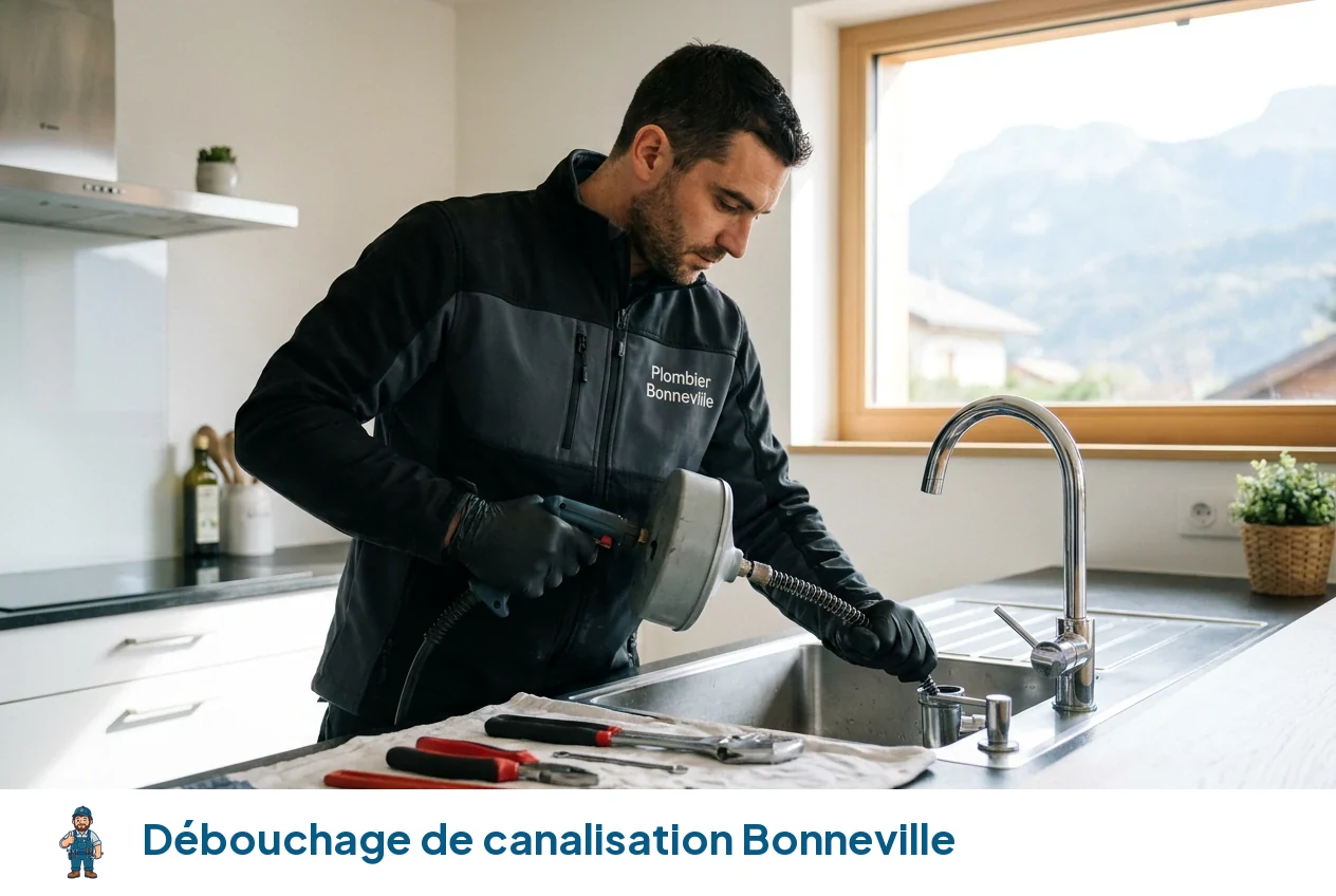 Débouchage de canalisation à Bonneville