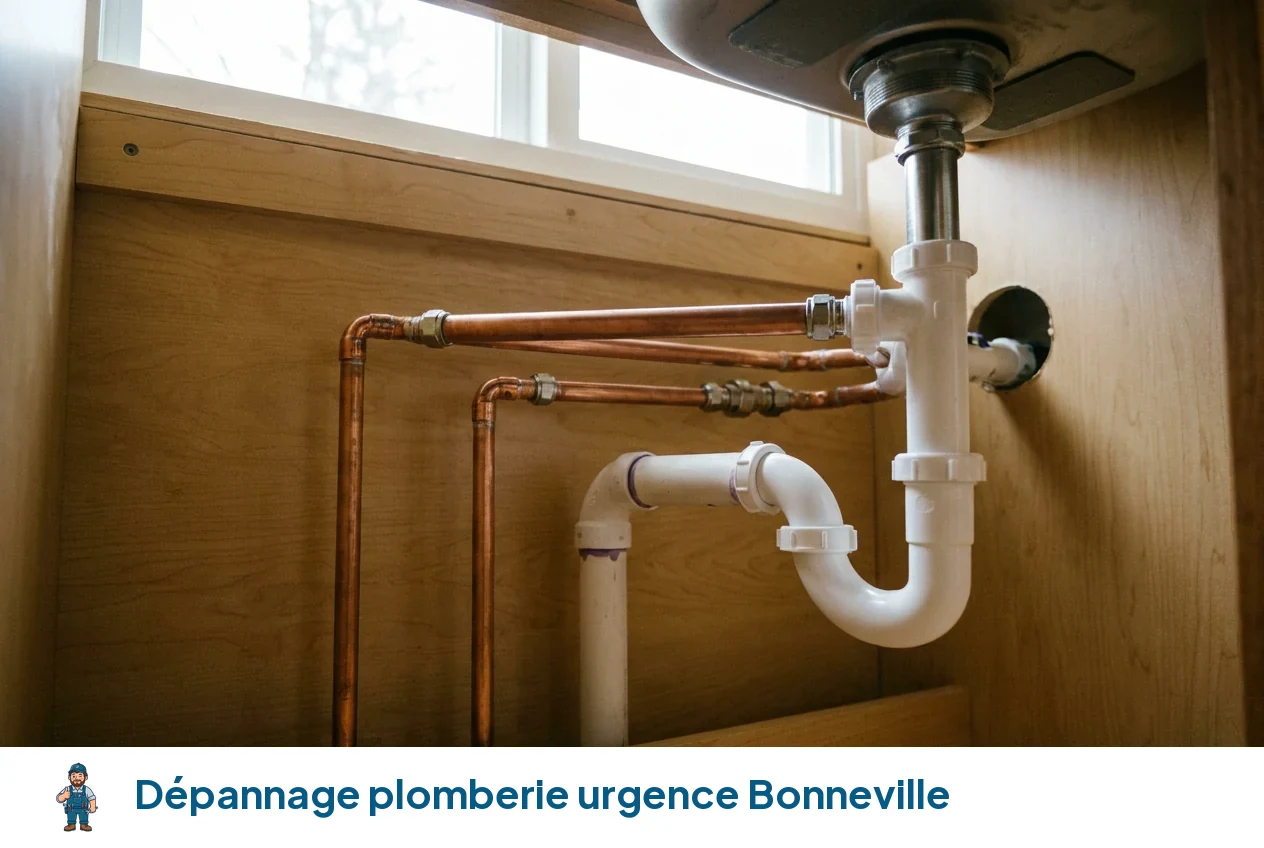 Dépannage plomberie urgence à Bonneville