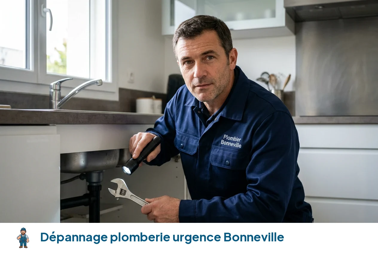 Dépannage plomberie urgence à Bonneville