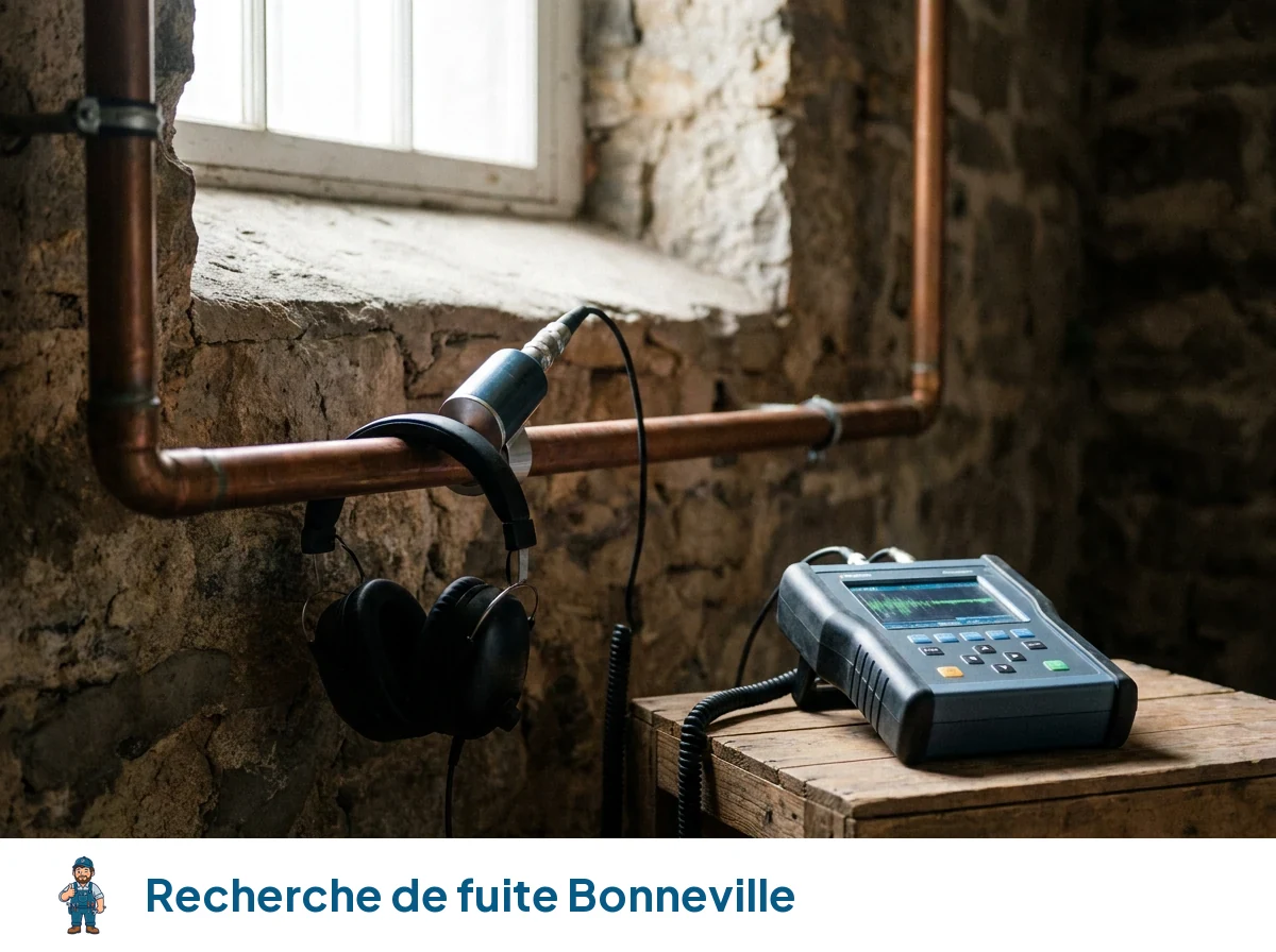 Recherche de fuite à Bonneville