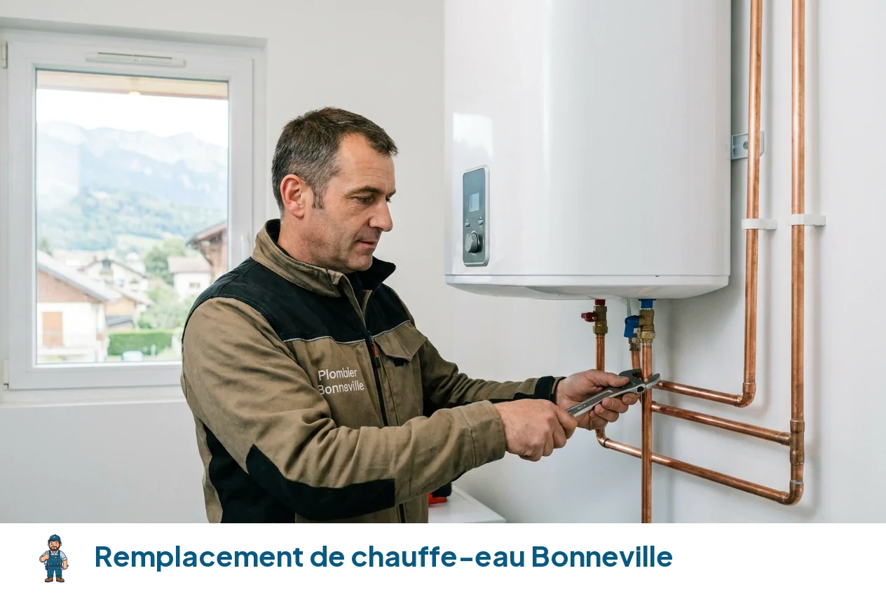 Remplacement de chauffe-eau à Bonneville
