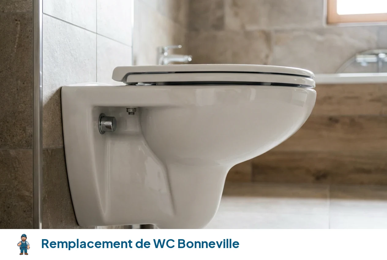 Remplacement de WC à Bonneville