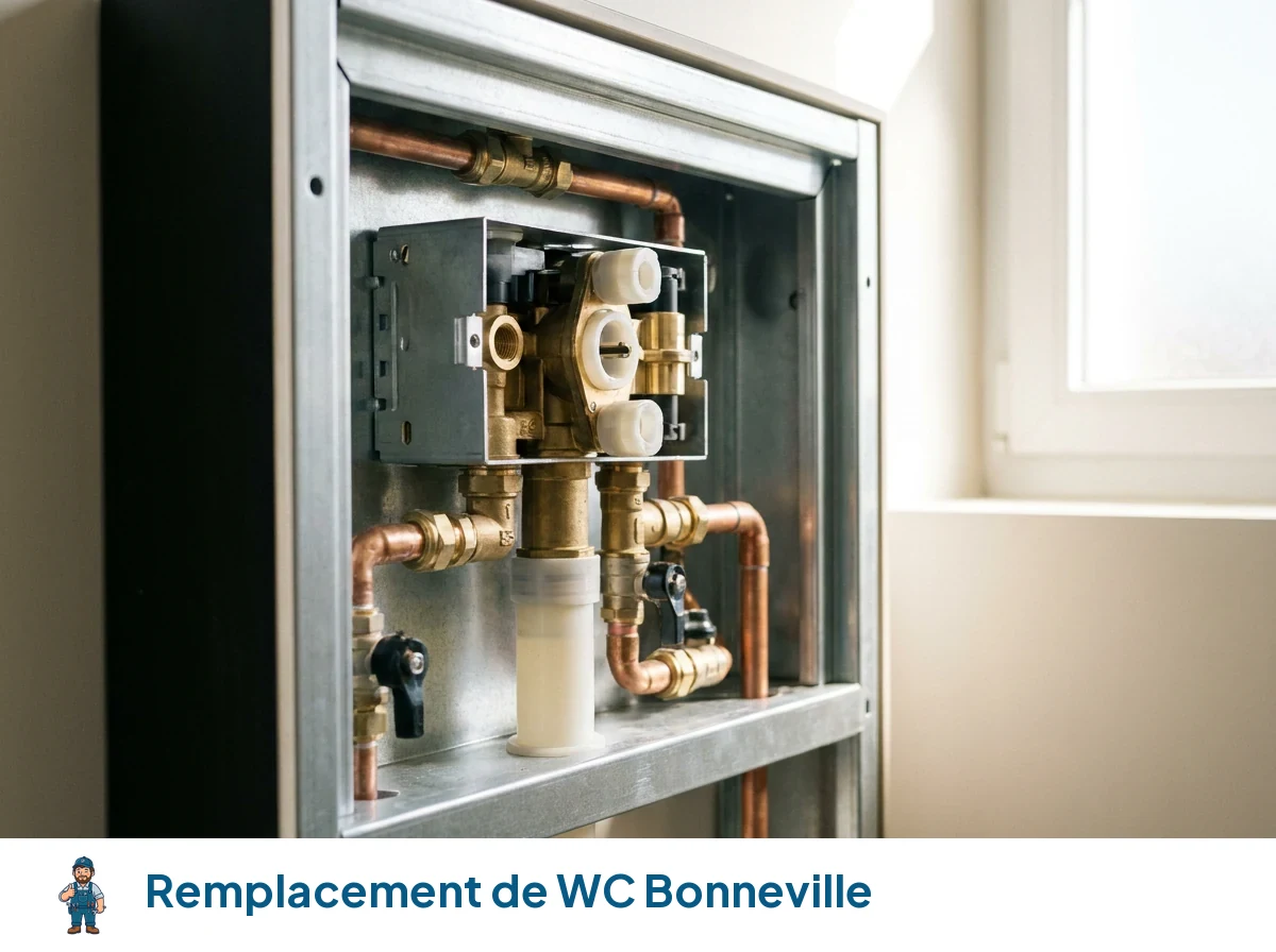 Remplacement de WC à Bonneville